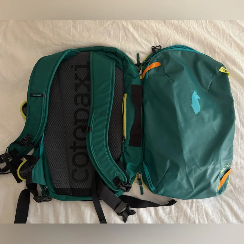 Cotopaxi Allpa 28L Backpack in Teal and Orange - Picture 4 of 13